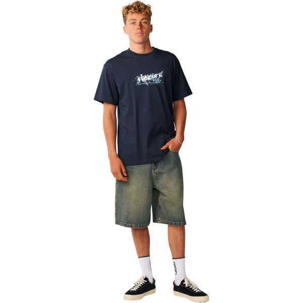 2026 Rip Curl Mens Archive Mashup T-Shirt 130MTE - Dark Navy